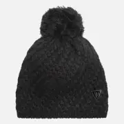 Women's ROSSIGNOL Sofia PomPom Beanie BLACK