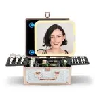 Makeup Case, Makeup Bag with Light Up Mirror Set, Makeup Organizer Bag with M...