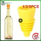 1/3/5PCS Flexible Flies Trap Funnel Reusable Silicone Pest Control Fruit Flies C