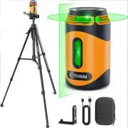 360° Green Laser Level with Tripod, Magnetic Mount & Rechargeable Battery