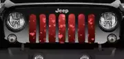 Love Struck Hearts Grille Insert Dirty Acres Radiator Protectant For Jeep JL JT (for: Jeep)
