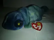 RARE TY Original Beanie Baby RAINBOW 1st Variation 1997 has foot tag, no tongue