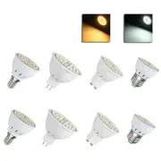 ZX E27 E14 GU10 MR16 LED 4W 48 SMD 3528 LED Pure White Warm White Spot Lightt Lamp Bulb AC110V AC220V E14 AC110V Pure White