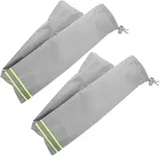 ULTECHNOVO 1 Pair Car Windshield Wiper Cover for Ice Snow Bird Droppings Durable Material Easy Installation Reflective Essential Winter Car Exterior Accessories