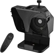Blelsa Portable Phone Teleprompter Prompter with Phone Holder Adapter Remote Control for Video Recording Live Streaming View Presentation Stage Speech for Phone Only