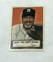 1952 Topps Style Alan Rosen Mr Mint Signed Autographed Baseball Card Deceased