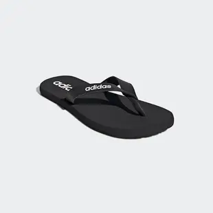Adidas Eezay Flip-Flops男女款黑色輕便夾腳拖鞋-NO.EG2042