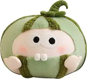 Watermelon Stuffed Animal | Soft Watermelon Plush Doll Pillow - Eye-Catching Cute Funny Doll for Boy Decoration Men Girl Women Kid Home Sofa