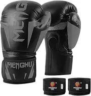 Boxing G s with Wrist Support Straps Kick Boxing Muay Thai Punching Training Bag G s Adjustable Handwraps Sports Mit Boxing Practice Equipment for Punch Bag Sack Boxing Gray & Black G s Black Straps