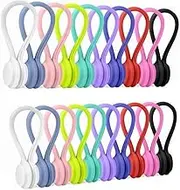 magnetic cable ties cord ties charging cable magnetic cable organizer storage holder magnetic cord holder ties magnetic cord cable organizer for silicone reusable cords smart and cool magnet cables