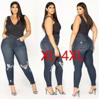 在飛比找ETMall東森購物網優惠-2020 plussize jeans for fat wo