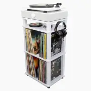 Andover Audio SpinStand Rack - Ideal for Turntables Vinyl SpinBase Systems White