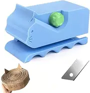 Cardboard Cutter for Cat Scratchers,3D Printed Kitten Shaped Cutter Cardboard Handheld Cardboard Cutter Tool, DIY Cat Scratchers Cardboard Strip Tool, Cardboard Cutting Machine for Cat Lovers
