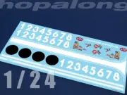 Scalextric/Slot Car 1/24 Waterslide Decals. ts035_w