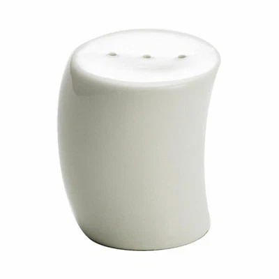 Maxwell & Williams Sway Salt Shaker, Salt Mill, Shaker, Porcelain, White, 6 cm