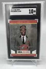 2012-13 NBA Hoops Damian Lillard RC Rookie #280 SGC 10 Low POP # Vs PSA 10HOT