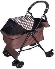 Pet Stroller Pet Stroller Four-Wheel Pet Stroller Folding Pet Stroller Lightweight Pet Stroller Outdoor Pet Stroller Small Pet Stroller