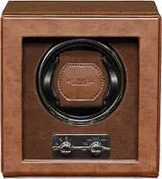 [Rothwell] Single Watch Winder for Automatic Watches with Quiet Motor with Multiple Speeds and Rotation Settings
