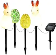 Easter Solar Lights, Holiday Yard Lamp, Bunny Pathway Lights, Energy Conversion, Save Time Installation, 4.0x4.0cm, For Home Outdoor Decoration