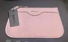 Mimco Small Jett Leather Pouch Purse Sweet Pink BNWT RRP $89.95