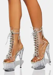 [Pleaser] Seeing Clearly Stiletto Boots