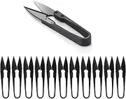 Thread Nipper (Pack of 12PCS) - Stainless Steel Thread Snips Cutters Snippers - Fishing Line Scissors Clippers Trimmers - Stitch nippers GD-006-AU-P12-2