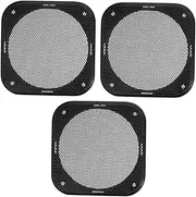 CHICAMPERA 3 Pcs Square Mesh Speaker Cover for Car Audio Subwoofer Protection DIY Installation Wide Compatibility Dustproof Grille for Enhanced Audio Setup and Daily Use Maintenance