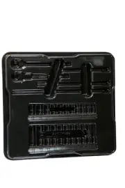 Snap-On Tools 1/4" Metric 29pc General Service Socket Tray Only - BLACK PAKTY455