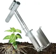 Garden Bulb Planter Tool, Planter Tool,Stainless Steel Sod Plug Device | Heavy Duty Garden Lawn Plug Tool for Deck