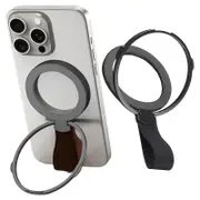 Magnetic Phone Ring Holder Double Adjustable Phone Grip Holder MagSafe Kickstand Ring