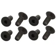 8pcs M4x10mm 10.9 Grade Flat Countersunk Head Hex Socket Left Hand Thread Bolt