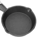 AU 10CM Casting Iron Pan With Wood Handle Egg Frying Pan Mini Flat Bottomed Panc