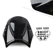 Universal Motorcycle Windshield Wind Screen Deflector Black Wind Shield