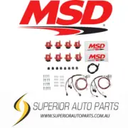 MSD Ignition Coil - Smart - Big Wire Kit - Red 8289-KIT