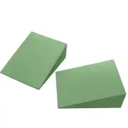 NNETM Yoga Foam Wedge Blocks Calf Raise Stretchers (Green)