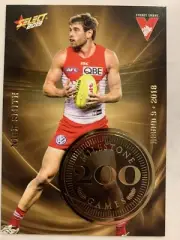 2019 AFL SELECT MILESTONE 200 GAMES SYDNEY SWANS NICK SMITH MG70