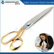 Tailor Sci 10." Heavy Duty Upholstery Carpet Shear Tailor Scissors (Gold Handle)