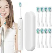 yanzisura Rechargeable Electric Toothbrush - Adults Electric Toothbrush | 40000 VPM Deep Clean 6 Modes Toothbrush Travel Case Included Fast Charge 3 Hours Lasts 180 Days Smart Timer For Adults