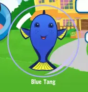 Webkinz Blue Tang Virtual PET Adoption Code Only Messaged Webkinz Dory Fish Code