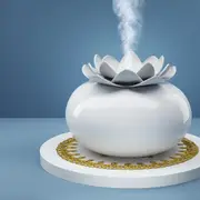 1x Devanti Aroma Diffuser Aromatherapy Lotus 200ml