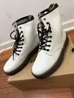 Dr Doc Martens White ZAVALA J. Men’s Size 8 /Women’s Size 9.