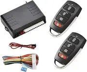 Universal Remote Control Central Door Lock Kit MASO Locking Keyless Entry Upgrade Kit with Contorl Box + 2 Replacement Remote Contorl