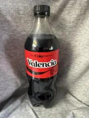 Share a Coke with Valencia 2025 Personalized Gift Coca~Cola Bottle 20oz Zero