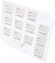 Healvian Nail Art Display Stand Nail Sequins Glitter Nail Kit Prosthetic Hand Learning Nails Holders Press Sticker Gems Para Nail Polish Rack Nail Art Display Frame Tip Charm White Acrylic