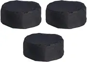[LERTREE] Breathable Mesh Top Skull Cap Catering Chefs Hat with Adjustable Strap Black, Black, One Size