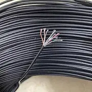 2-core 3-core 4-core 5-core 6-core TPE Headphone Round Speaker Wire Multi-Strand Microphone Welding enameled Wire Motor Wire(5core OD 1.4mm,100 m)