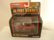 2002 CORGI FIRE HEROES MACK OPEN PUMPER BOSTON FD TRUCK NEW IN DAMAGED BOX