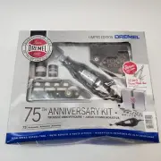 Dremel 75th Anniversary Ltd Edition Rotary Tool & Attachment Kit Complete NEW!!!