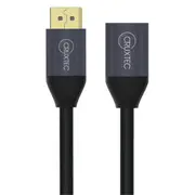 Cruxtec DisplayPort 1.4 Male to Female Extension Cable - 1m 8K/60Hz & 4K/120Hz [DMF-01-BK]