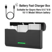 3-Slot Battery Charger Fast Charging Case Box For GoPro Hero 5 6 7 8 9 10 11